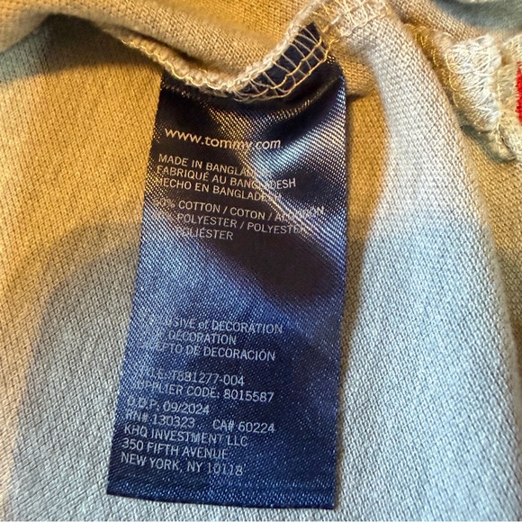 Tommy Hilfiger Kids Gray Polo Short Sleeve Shirt Size S 8/10 Sporty H Chest Logo - Picture 7 of 10